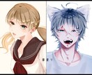 幅広い絵柄でご要望に沿ったイラストを描きます 【アイコン・キャラデザ・PVイラスト・立ち絵・版権等何でも】 イメージ3