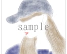 横顔のイラストお描きします SNS等で使用するアイコン、プチギフトにおすすめです イメージ3