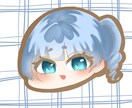 アイコン描きます 可愛い顔のアイコンを描きます！要望はできるだけ教えてください イメージ1