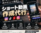 要望に合わせたSNSショート動画を作成します SNSの見せ方まで考えた見る人に伝わりやすい動画を制作します イメージ1