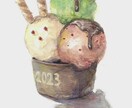 フードイラスト描きます カット画を中心に食べ物のイラストを描きます。 イメージ8