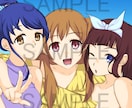 魅力的なキャラクターのイラストを作成します ご依頼～納品まで7日以内で対応可能！！ イメージ1