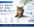 化粧品・健康食品の法規に則した資料を作成します 業界歴30年のプロが薬機法・景表法に配慮した資料を作成 イメージ1
