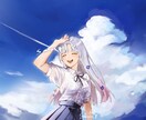 ポイント厚塗り・かっこ可愛イラストを作成いたします 歌ってみた、サムネイルなどにも！ イメージ2