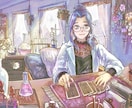 ファンタジー背景画魔法の世界観を描きます 絵本や動画の背景画、夢の光景の具現化などにご利用ください イメージ8