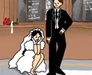 ポップかわいいウェディングイラスト描きます オリジナルのイラストをお手軽価格で！ イメージ1