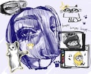 スピード納品。イラストを作成します 人物や動物のイラストを作成いたします。 イメージ6