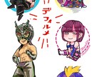 似顔絵からキャラクターまで幅広く描きます 派手な色合いでご要望通りに仕上げます！ロゴもできます！ イメージ4