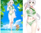 ゲーム&配信用立ち絵制作します 全身立ち絵納期約2週間(商業利用可) イメージ2