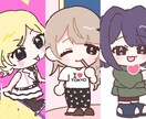 ゆるっとポップなかわいいイラスト描きます ひとクセあるデフォルメイラストです♪ イメージ1
