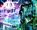 厚塗りで風景、背景お描きします SFでも女性受けする鮮やか、煌びやかさ イメージ3
