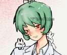 SNS向けのアイコンサイズイラストを制作します SNSに使いやすい惹かれるイラストꈍ .̮ ꈍ イメージ4