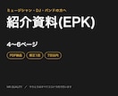 音楽アーティストの紹介資料を作ります プロモーターに送りやすい形に整えます イメージ1
