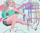 SNSアイコン、コーディネート絵など描きます シンプル且つおしゃれで可愛い絵を描いてます。 イメージ2