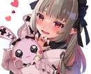 キラキラした綺麗で可愛い絵を制作します SNSアイコンや動画サムネイル等、幅広く対応！ イメージ1