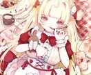 可愛くて暖かいイラストかきます 可愛くてキラキラしてる女の子のイラストを作成します♪ イメージ1