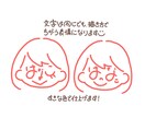 お名前の文字でゆる似顔絵を描きます 〜“へのへのもへじ”みたいなゆる似顔絵〜 イメージ2