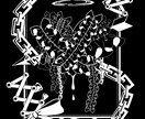 グラフィック/ロゴお作りします タトゥーデザインのようなかっこいいロゴを制作いたします イメージ1