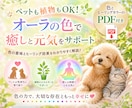 動物や植物オーライラスト＆ヒーリングカラーみます ★先着3名様特別価格★ペットの気持ち、動物や植物の個性と気質 イメージ1