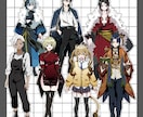 商用利用OK！アニメ塗りイラスト作成します IRIAM用立ち絵も対応！動作確認込み！ イメージ3