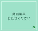 動画編集いたします 訴求ポイントを際立たせ、あなたの魅力をお伝えいたします！ イメージ1