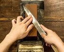 包丁研ぎ教えます 包丁研ぎ初心者向けです。包丁が砥げるように教えます。 イメージ2