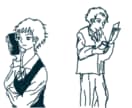 シンプル・おしゃれな線画の似顔絵を手描き致します 手描きの線画でふわっとした独自性を演出します！ビジネスに！ イメージ1
