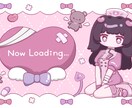 ふわふわ動く可愛いループアニメーションを制作します MV・配信等に使用できる、ゆるいデフォルメイラストの動画 イメージ2