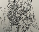 昔のロボットアニメが好きなので、がんばります ロボットデザインも得意ですが、キャラクターも描けます‼️ イメージ5