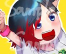 オリジナルキャラクターのアイコン制作します 自分だけのＳＮＳ用のキャラクターアイコンが欲しい方へ！ イメージ3