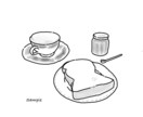やさしい線で、暮らしのワンシーンをイラストにします シンプルな線画イラストが好きな方へ イメージ1