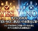 すぐにわかる　YES・NO二択占いでお答えします シンプルだからこそ迷っているときにズバッと決められる即決占い イメージ1