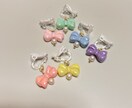 キッズ用アクセサリー作ります 可愛いパーツのヘアアクセサリー、イヤリングを使ってます！ イメージ5