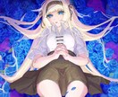 背景を含めたキャラクターのイラストを制作します 目を引く魅力的な1枚絵をご希望に沿って制作します。 イメージ1