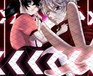 個性的でキラキラしたオーダーメイドイラスト描きます 印刷にも対応！実績多数のイラストレーターが1枚絵を描きます イメージ4