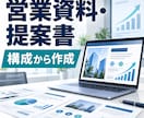 営業資料・提案書を構成から作成しますます 伝わる営業資料を構成から丁寧に作成します イメージ1