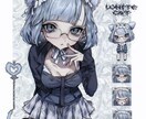 Y2K風1枚イラスト■なんでも描きます キャラクター/cpイラスト/等 1枚イラスト総合製作サービス イメージ4