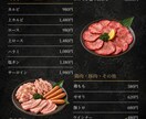 おしゃれな飲食店メニュー表を制作します シンプルから高級感まで幅広く対応します イメージ7