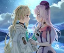 一枚絵からVtuber用立ち絵までお描きします 用途に合わせた描き方で、柔らか厚塗りもアニメ風なイラストも イメージ3