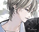 かっこいい/可愛い　男性キャラのイラストを描きます アイコン用のイケメンのお顔アップイラストを制作します イメージ7
