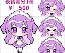 残り5名限定セール中！もちもちミニキャラ制作ます グッズやアイコンなどにもちもち可愛いミニキャラいかがですか？ イメージ3