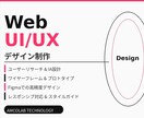 WebサイトUI/UXをFigmaでデザインします ワイヤーフレームからUIデザインまで。Figmaで納品します イメージ1