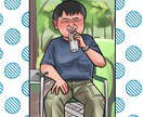 写真から似顔絵を描きます SNSアイコン、贈り物などに！ イメージ4