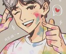 SNS用アイコンなどご要望の人物イラスト描きます アニメ風タッチ、カラフルなイラストです！ イメージ4