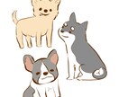SNSアイコンに!ゆるかわ動物アイコン作ります 動物の可愛らしい雰囲気をゆるかわに再現いたします。 イメージ3
