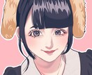 リアル寄りやアニメ風な可愛いSNSアイコン描きます アニメ風でもリアル寄りでも可愛く仕上げます イメージ1