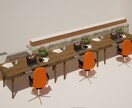 バーチャルオフィス背景作ります oviceをメインにバーチャルオフィスの背景を作ります。 イメージ6