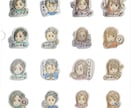 あなたをディフォルメしてLINEスタンプにします あなたをディフォルメしてLINEスタンプを作ります^ ^ イメージ6
