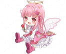 ちびキャラの女の子を描かせていただきます グッズやSNSアイコンにおすすめ。 イメージ7
