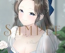 綺麗め柔らかい雰囲気のイラスト♪お描きします アイコン♪SNS♪ココナラ♪YouTube♪サムネ♪ブログ♪ イメージ4